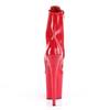 Pleaser - FLAMINGO1021 Bottes de plateforme, Pole dance chaussures - Chaussures de pole dance - Rouge Product image
